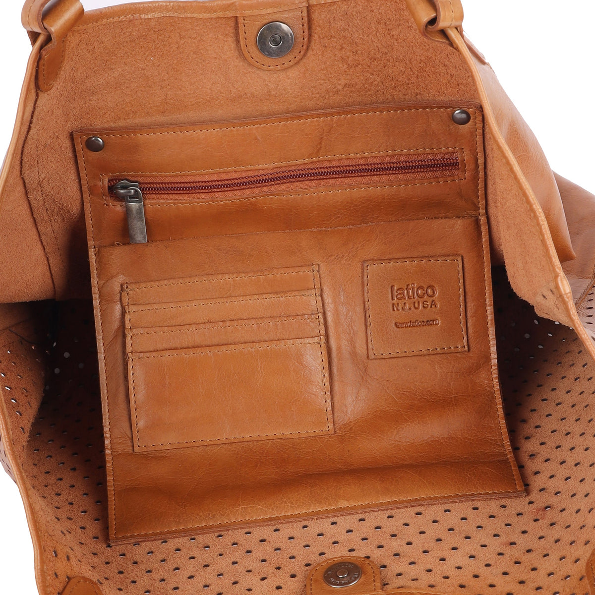 Tour Leather Tote Bag