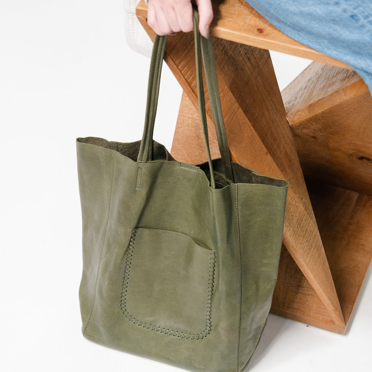 Dolce Leather Tote Bag