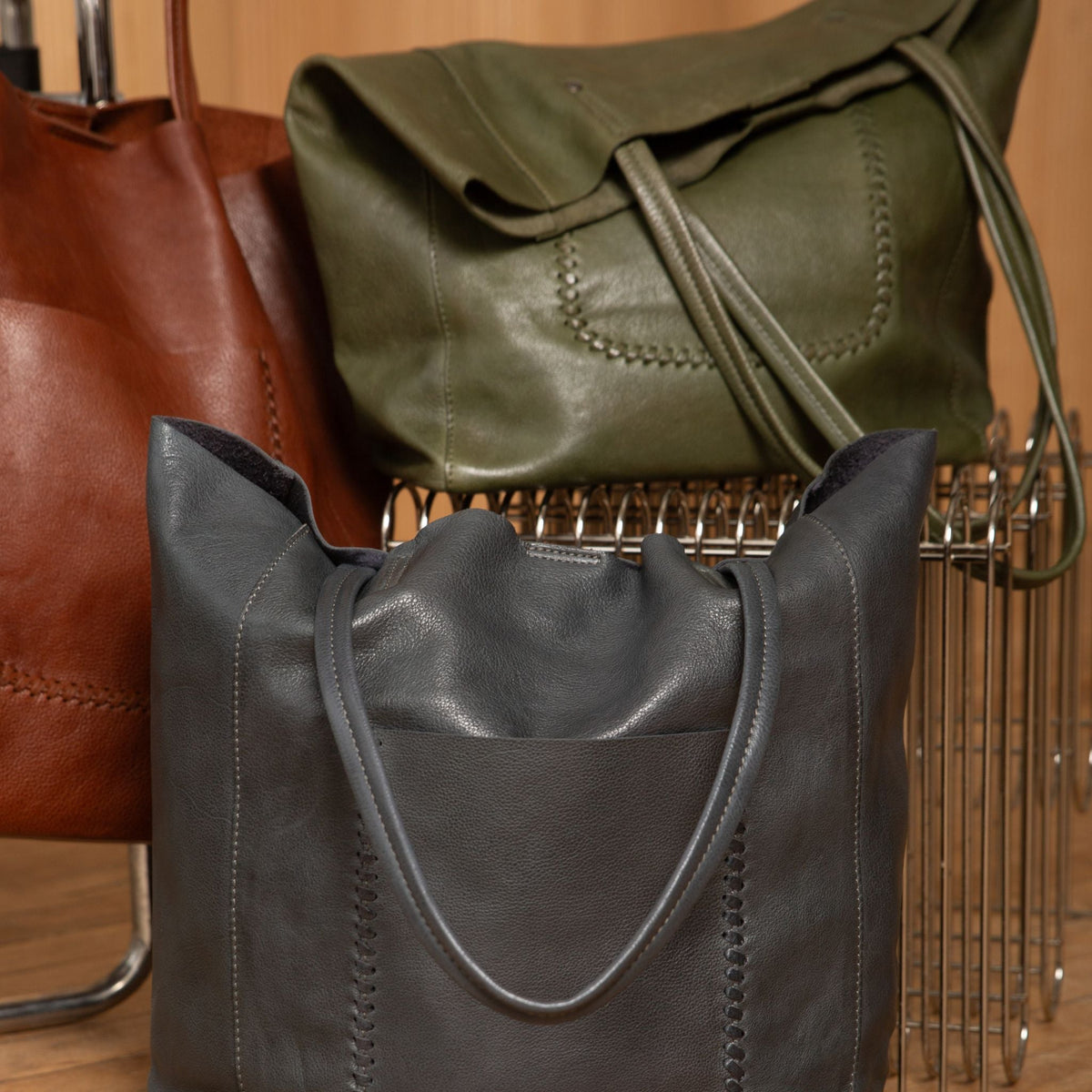 Dolce Leather Tote Bag