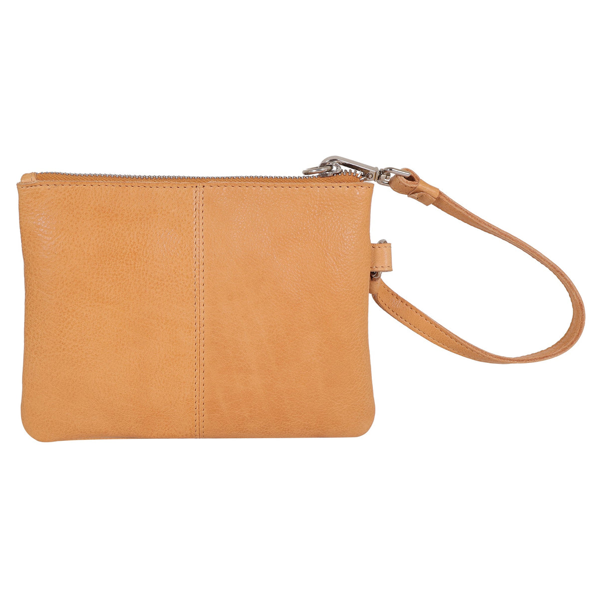 Heart Leather Zip Pouch