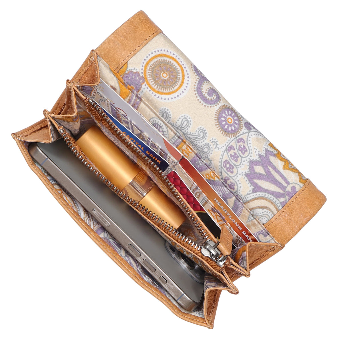 Eloise Heart Leather Wallet