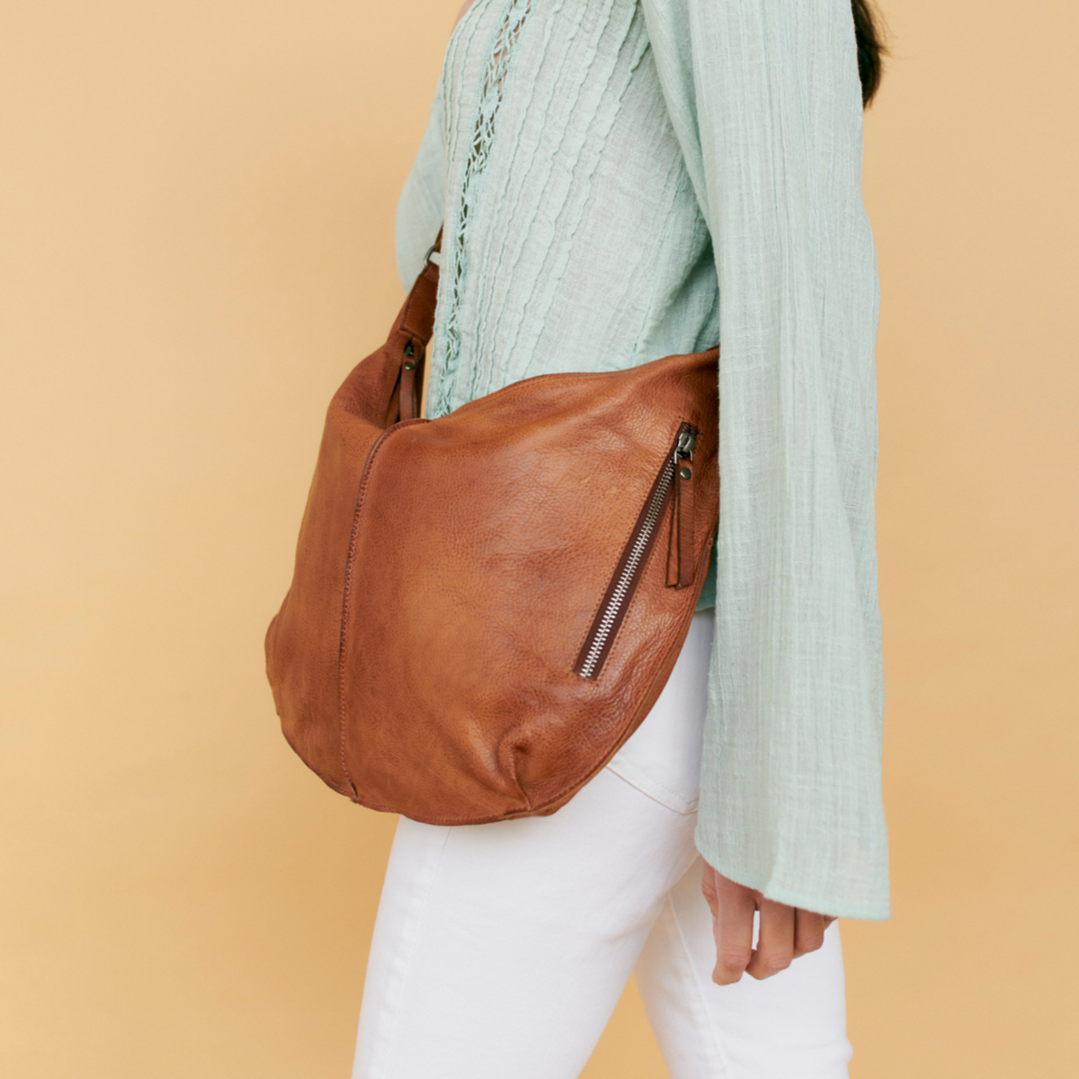 Jackson Leather Crossbody Bag
