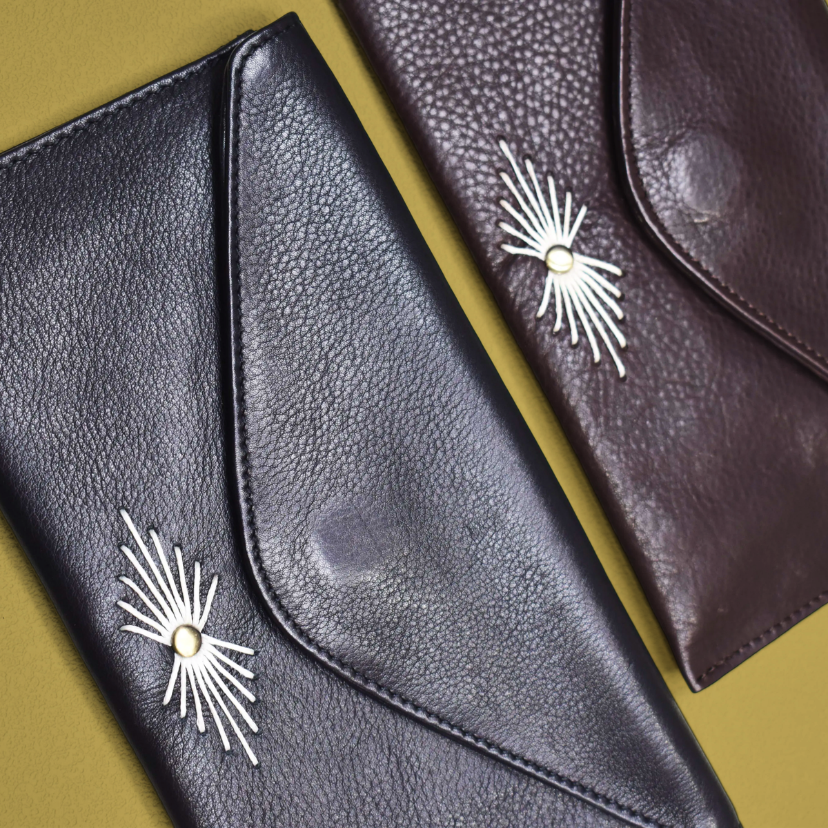 Ynez Milled Leather Wallet