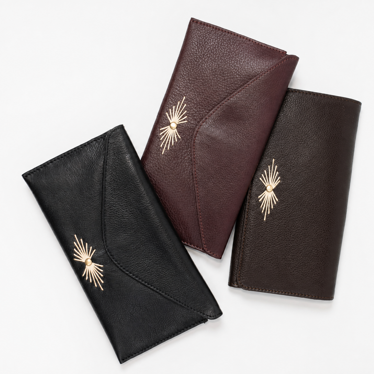 Ynez Milled Leather Wallet