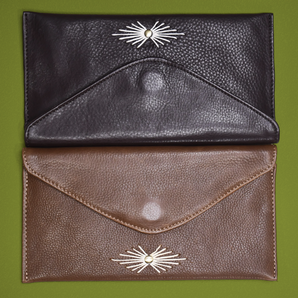 Ynez Milled Leather Wallet