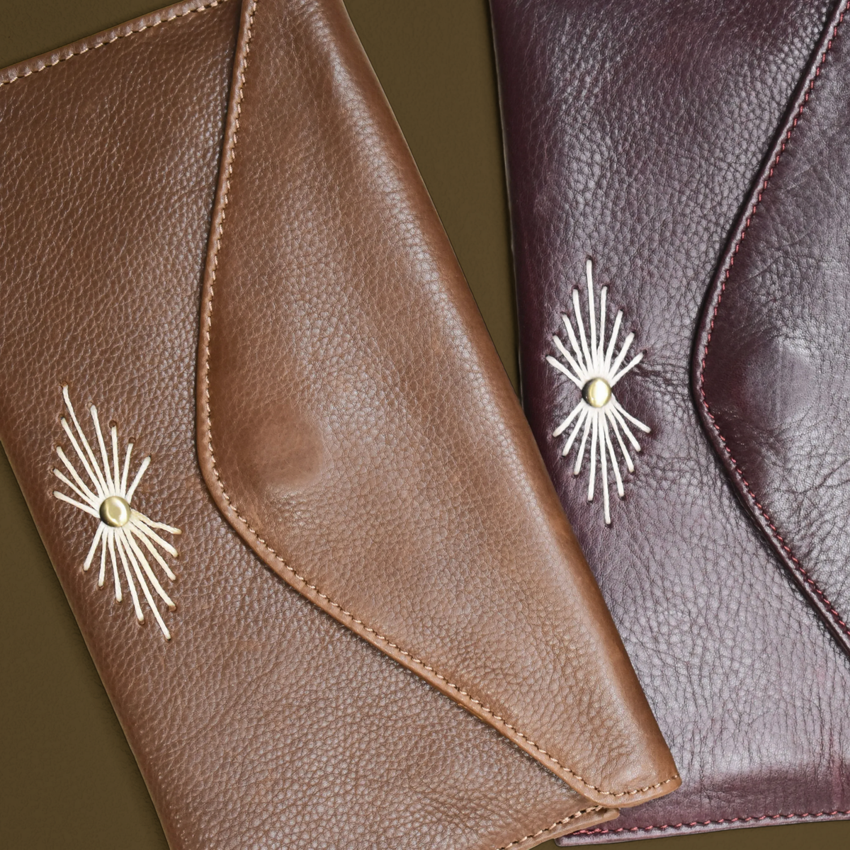 Ynez Milled Leather Wallet