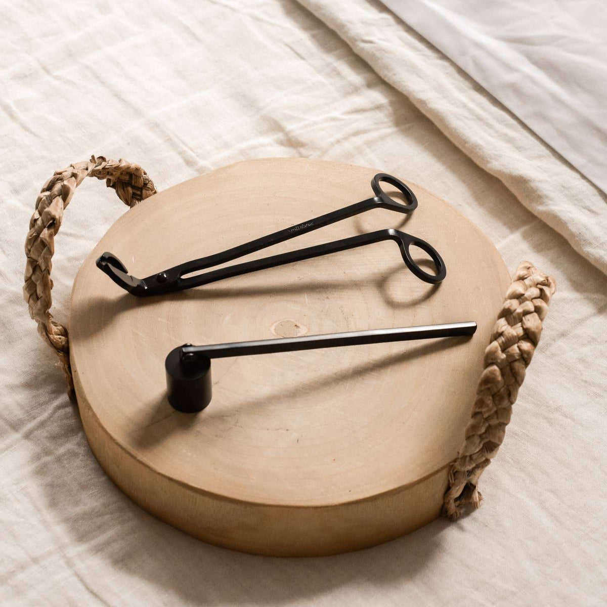 Candle Accessory Set - Snuffer + Wick Trimmer