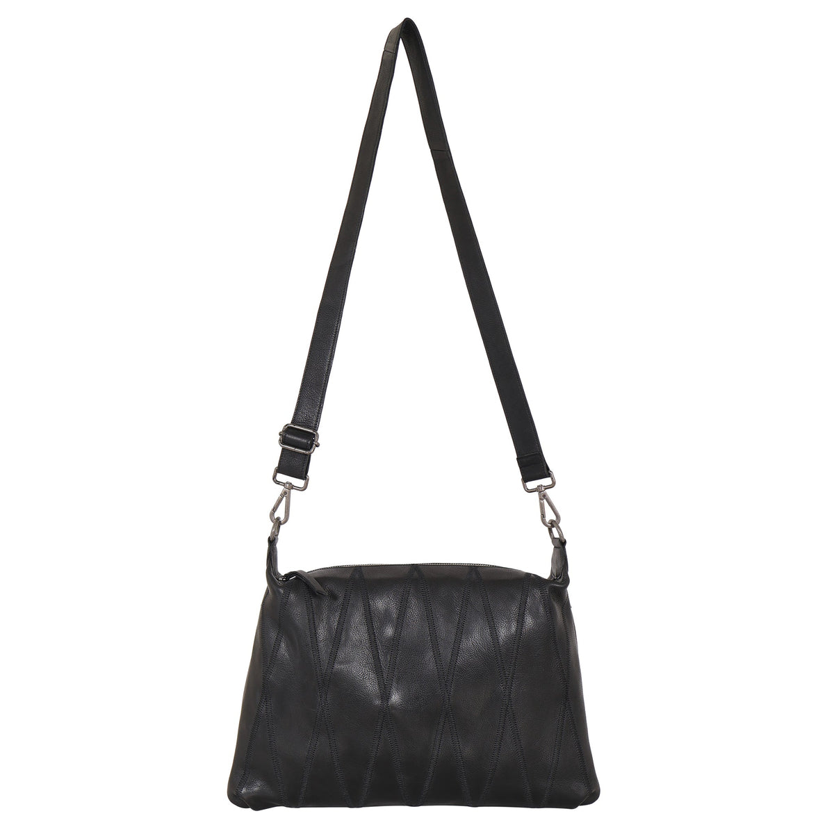 Avery Diamond Leather Crossbody Bag