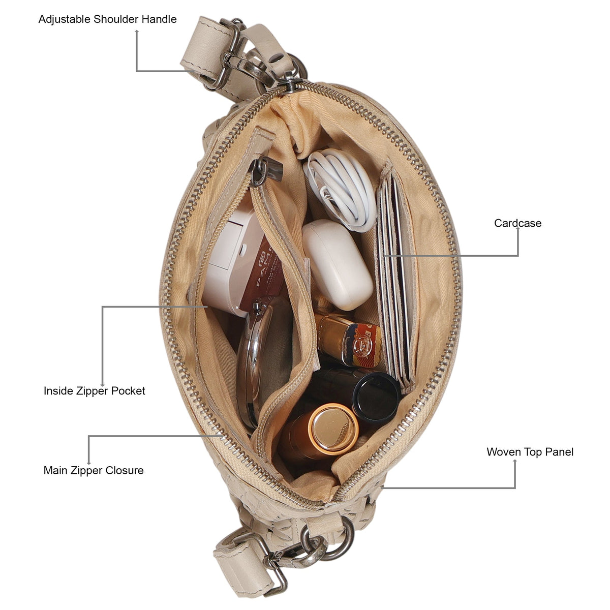 Coast Leather Crossbody Bag