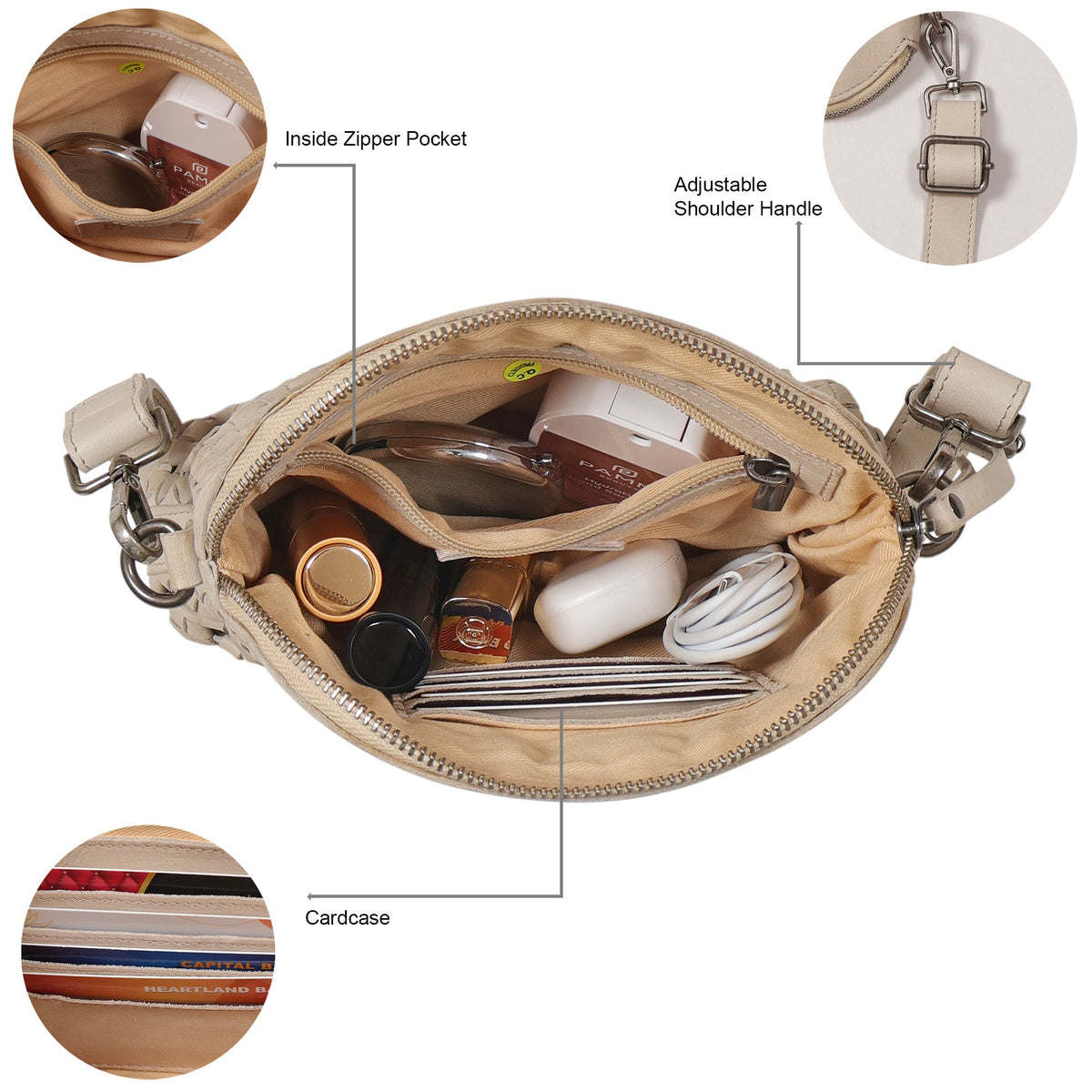 Coast Leather Crossbody Bag