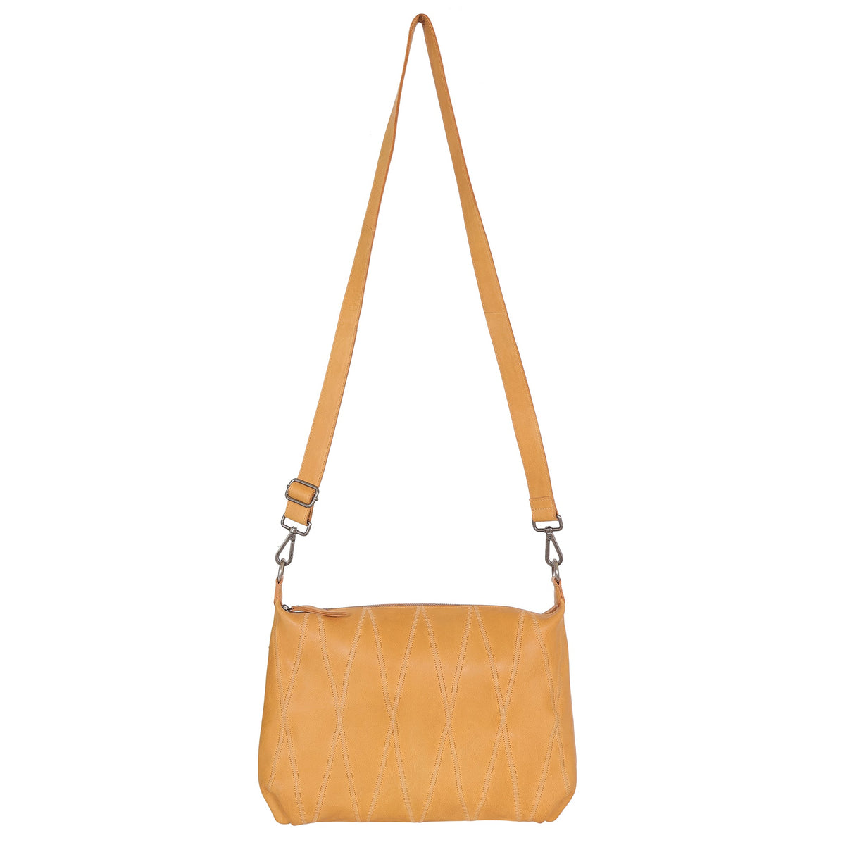 Avery Diamond Leather Crossbody Bag