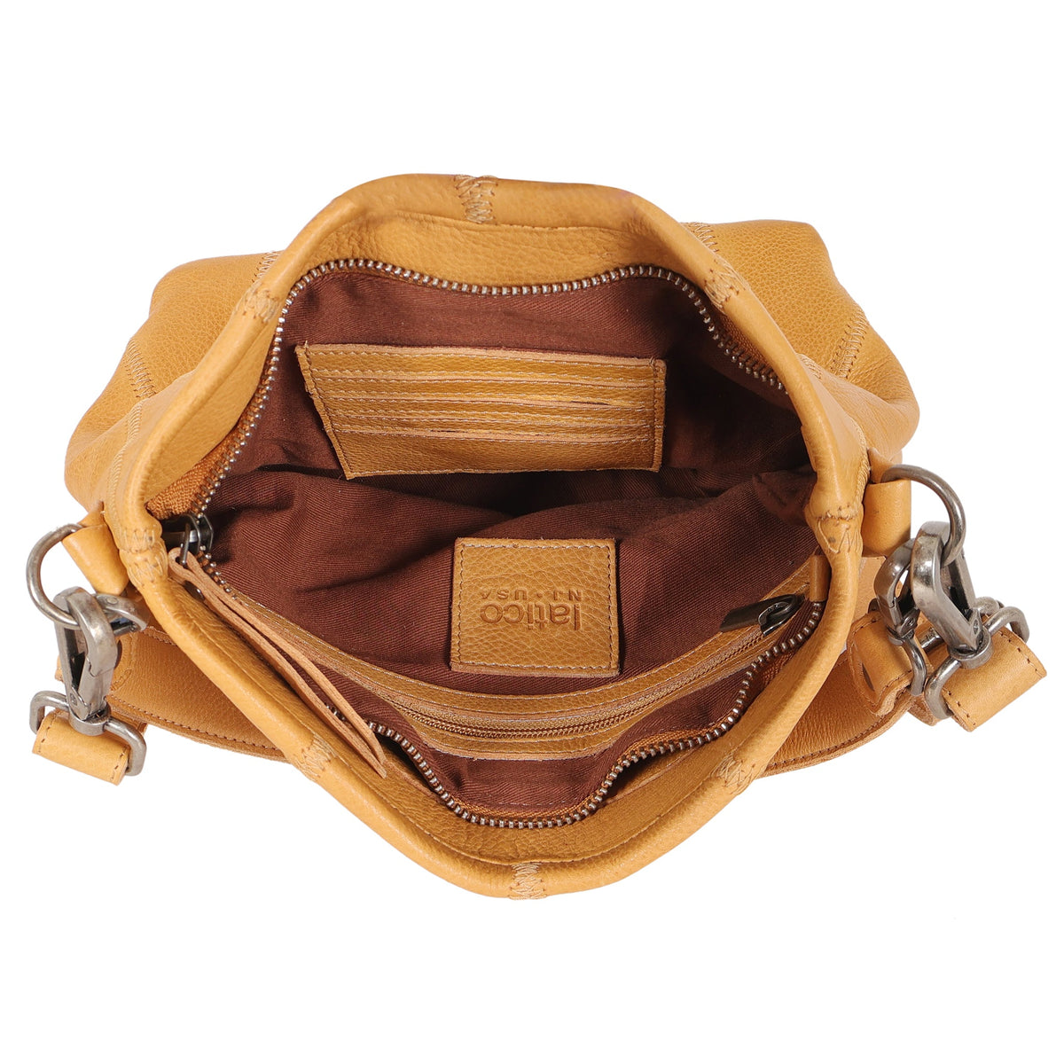Ivy Diamond Leather Crossbody Bag