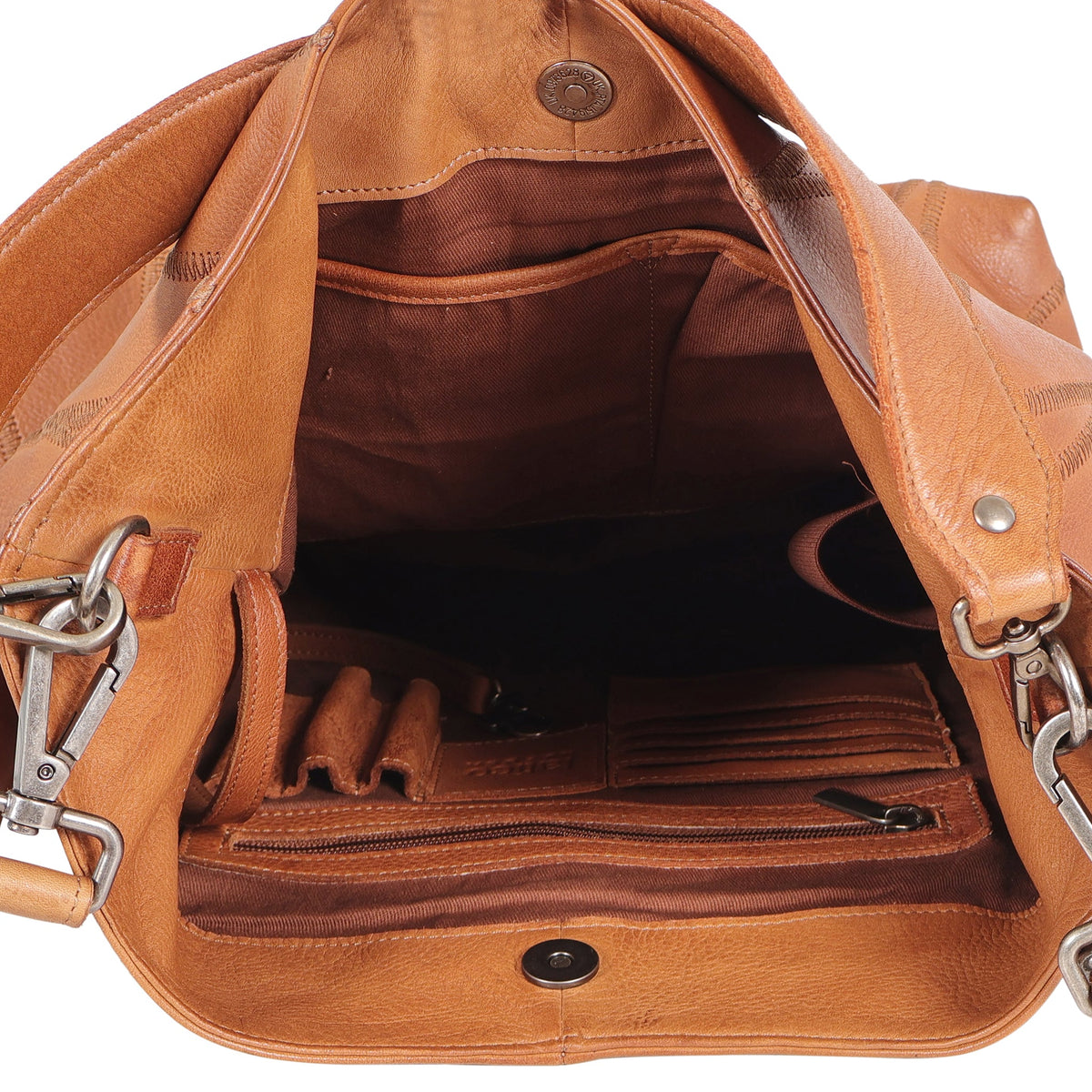 Bree Diamond Leather Shoulder Bag