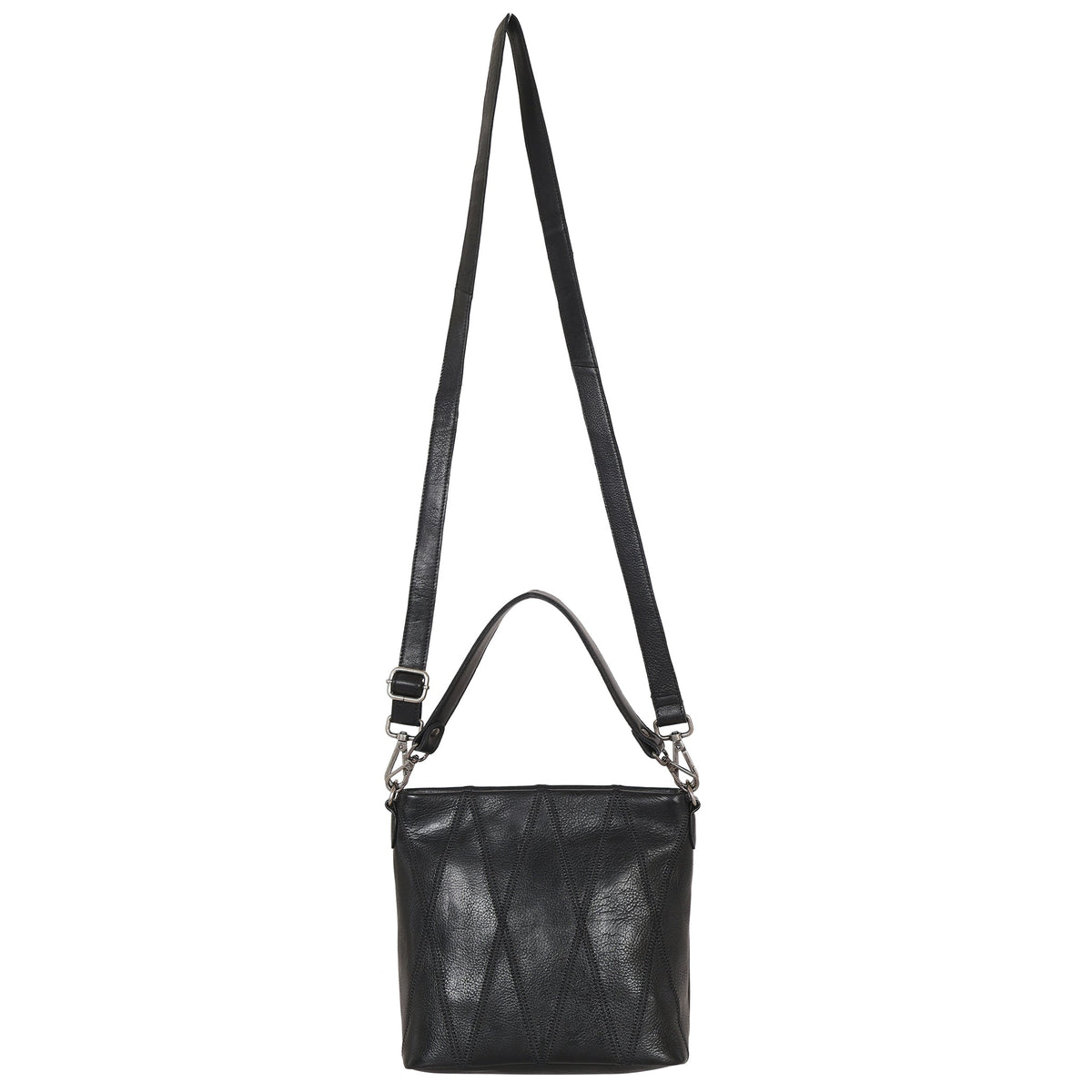 Ivy Diamond Leather Crossbody Bag