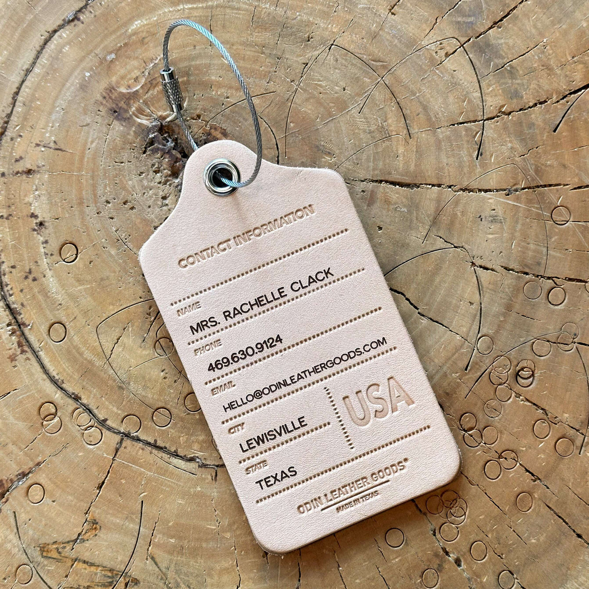 Bag Tag - Custom Engraved