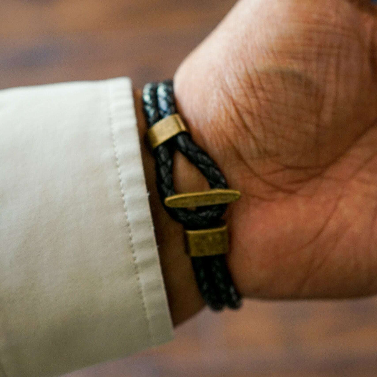 Hook + Loop Leather Bracelets