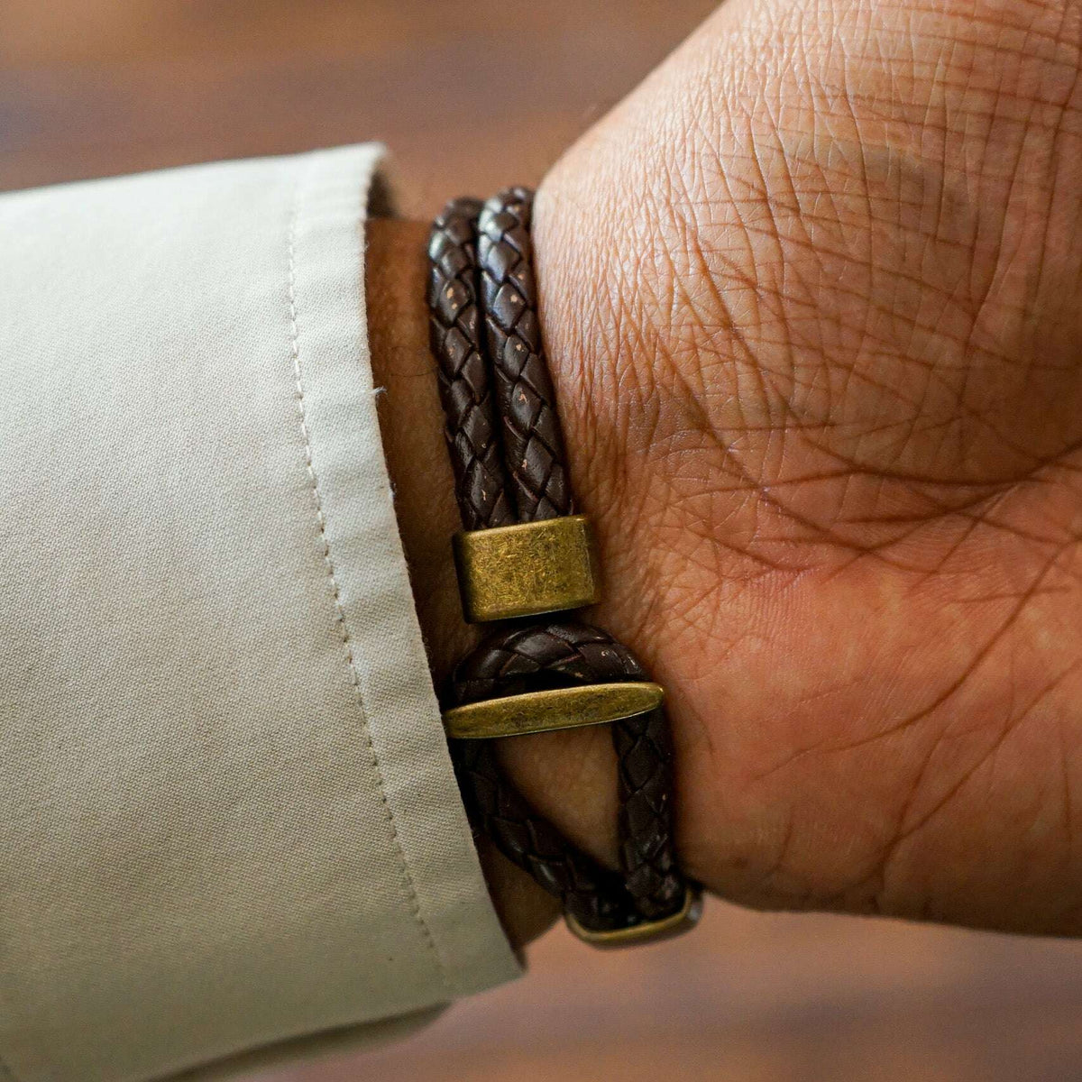 Hook + Loop Leather Bracelets