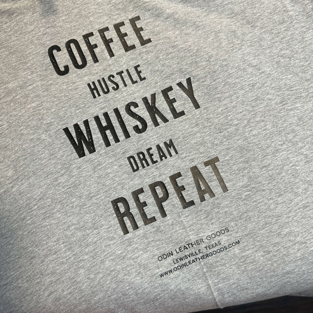 T-Shirt: OLG's Coffee Whiskey Repeat