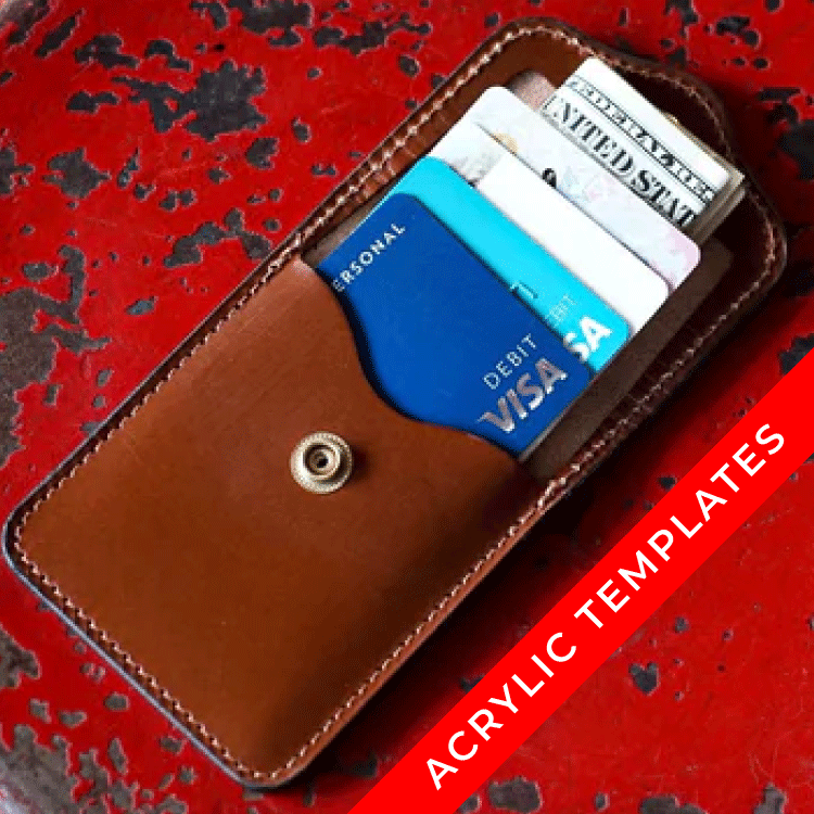 Pocket Wallet Acrylic Template Set