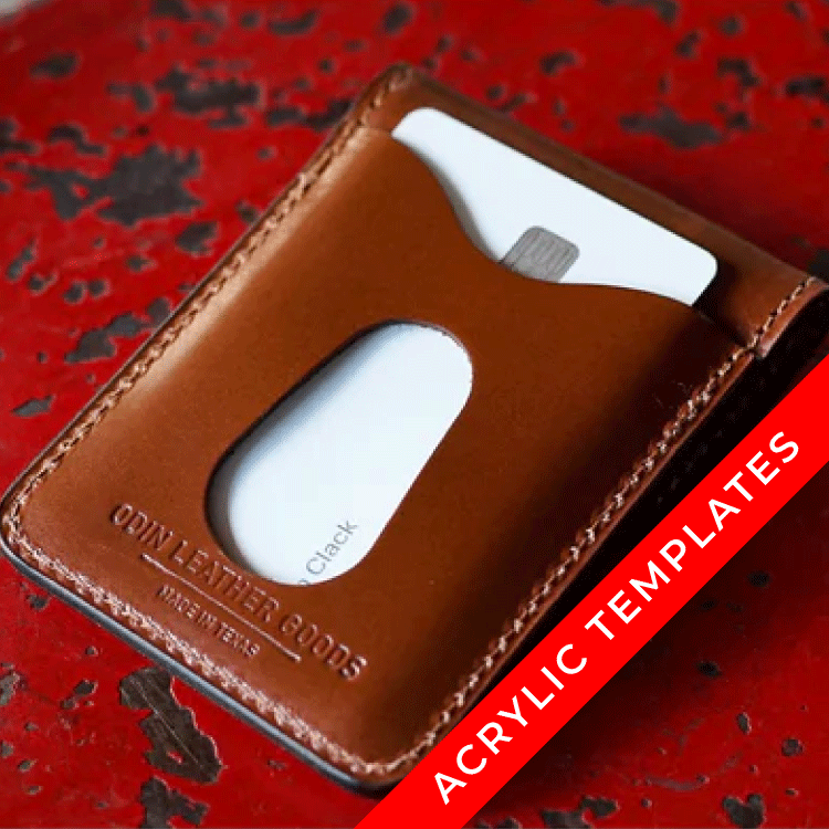 Pocket Wallet Acrylic Template Set