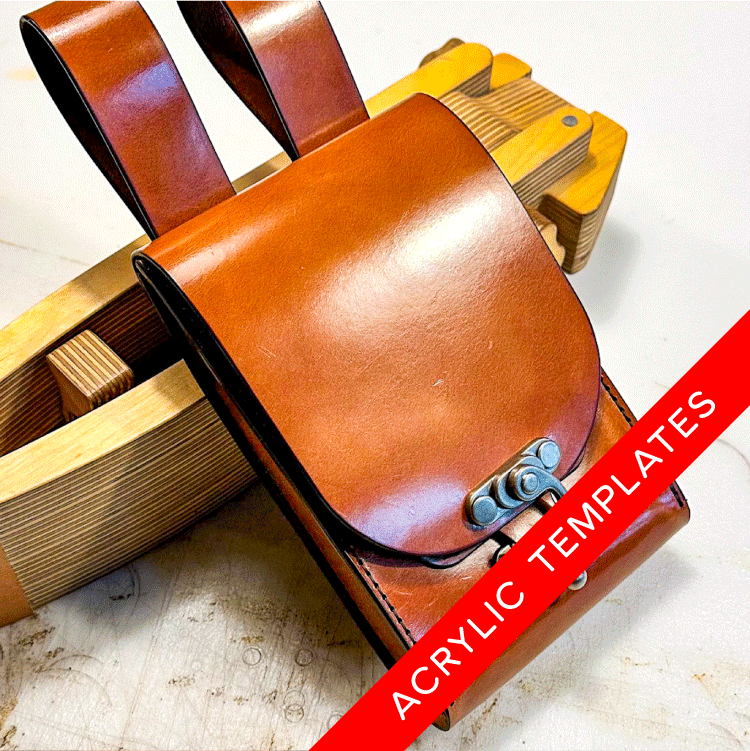 Ren-Style Leather Hip Bag Acrylic Template Set