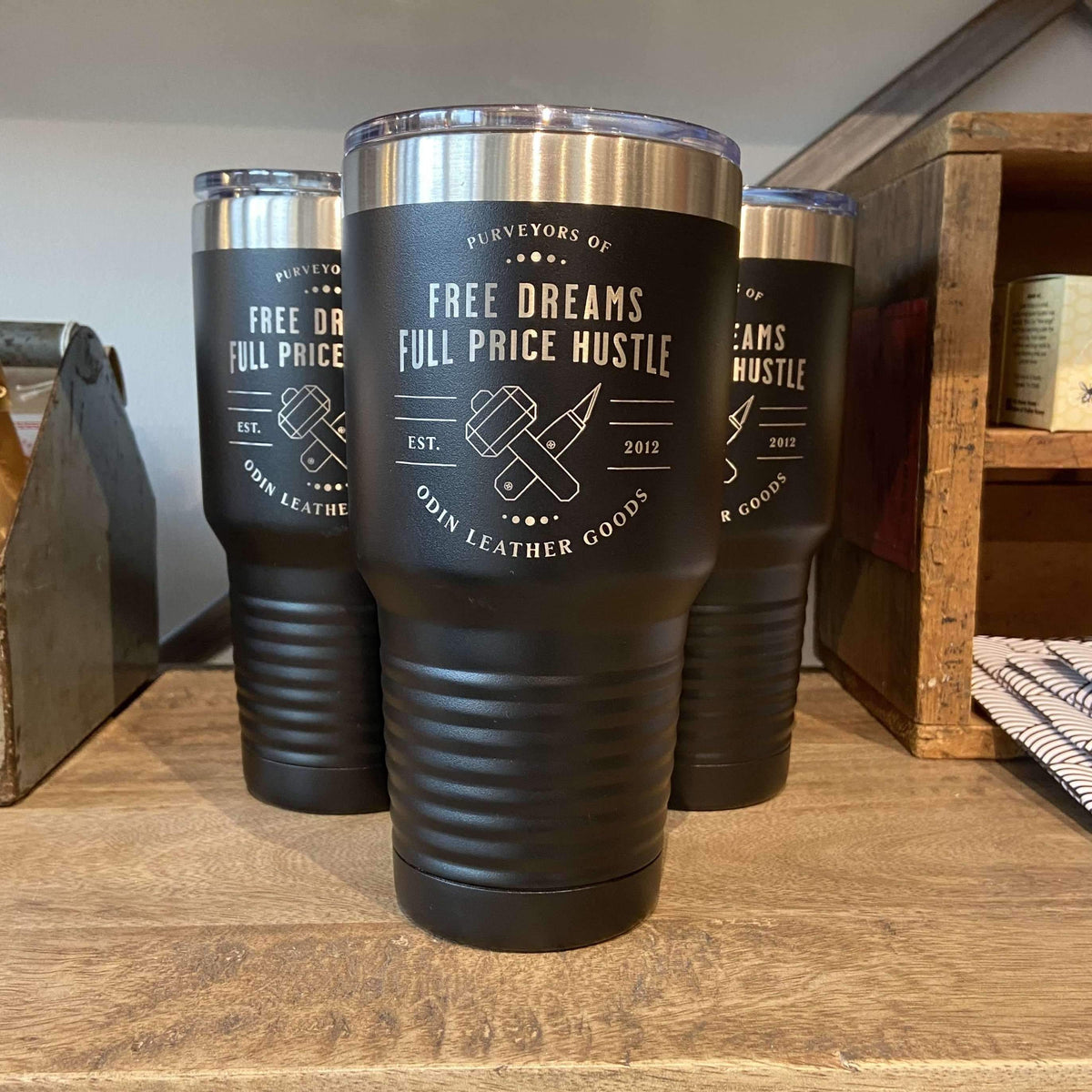 Tumbler: Purveyors of Dreams + Hustle (30oz)