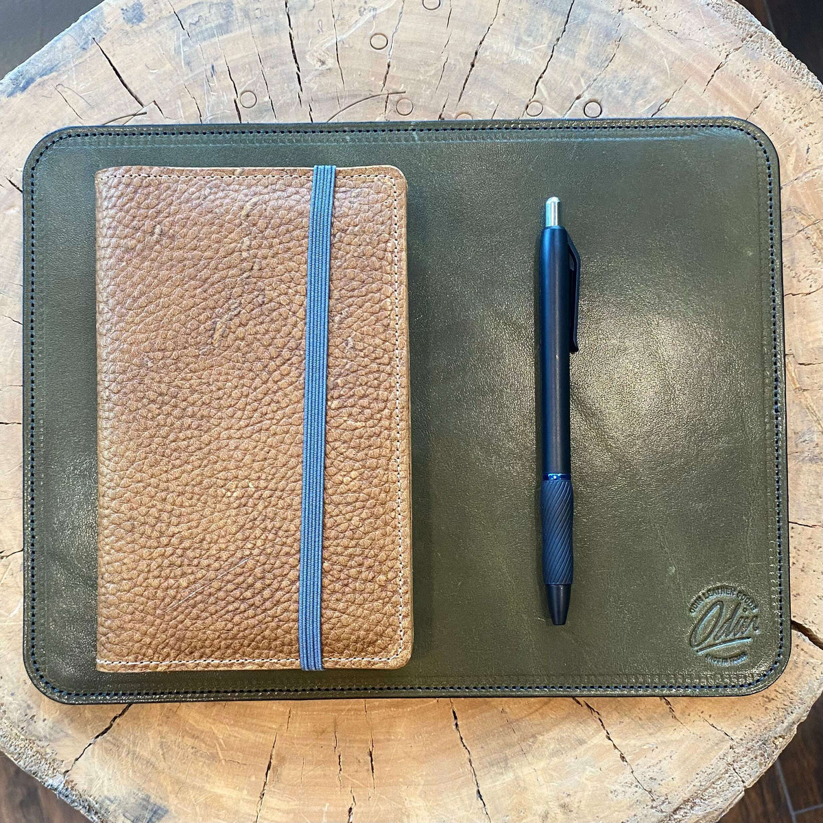 Leather Pocket Journal w/ Hardback Journal