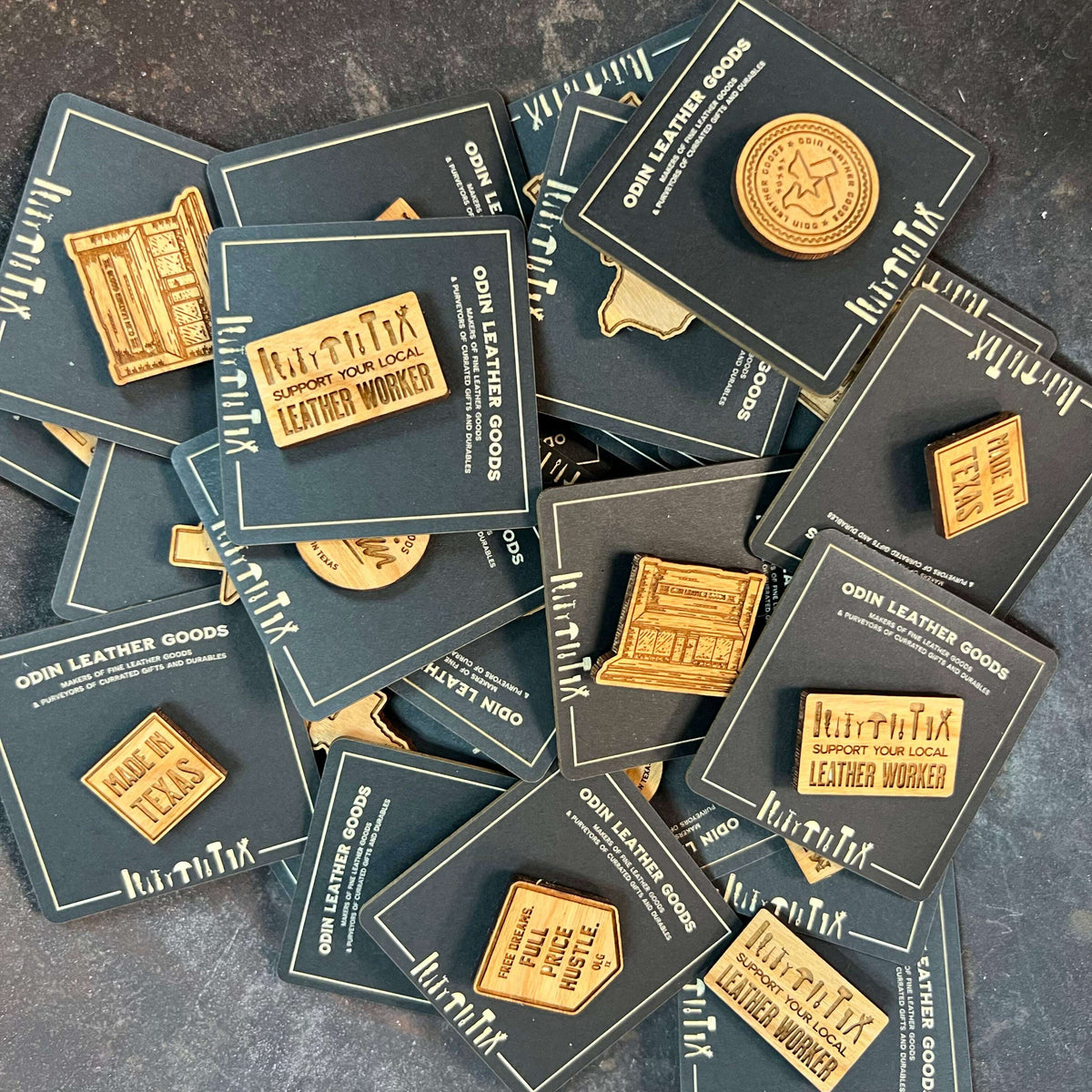 OLG Wooden Lapel Pins